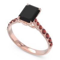 Pave Emerald Cut Nairjhara Ring