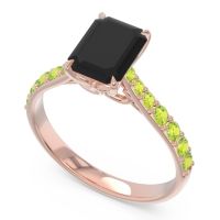 Pave Emerald Cut Nairjhara Ring