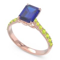 Pave Emerald Cut Nairjhara Ring