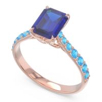 Pave Emerald Cut Nairjhara Ring