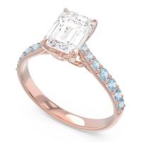 Pave Emerald Cut Nairjhara Ring