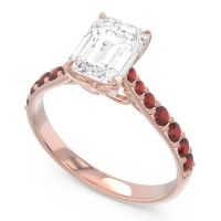 Pave Emerald Cut Nairjhara Ring