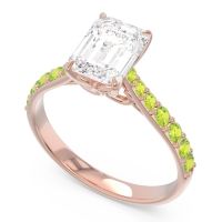 Pave Emerald Cut Nairjhara Ring
