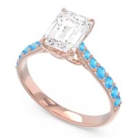 Pave Emerald Cut Nairjhara Ring