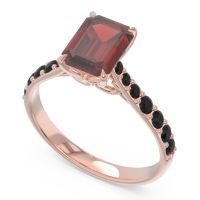 Pave Emerald Cut Nairjhara Ring