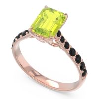 Pave Emerald Cut Nairjhara Ring