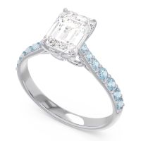 Pave Emerald Cut Nairjhara Ring