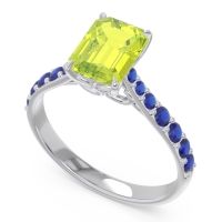 Pave Emerald Cut Nairjhara Ring