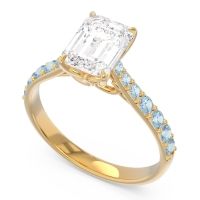 Pave Emerald Cut Nairjhara Ring