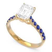 Pave Emerald Cut Nairjhara Ring