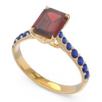 Pave Emerald Cut Nairjhara Ring