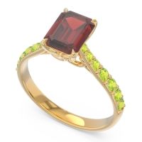 Pave Emerald Cut Nairjhara Ring
