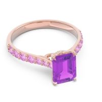Pave Emerald Cut Nairjhara Ring