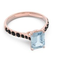 Pave Emerald Cut Nairjhara Ring