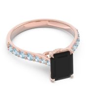 Pave Emerald Cut Nairjhara Ring