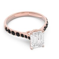 Pave Emerald Cut Nairjhara Ring