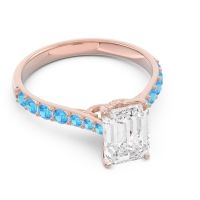 Pave Emerald Cut Nairjhara Ring