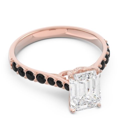 Pave Emerald Cut Nairjhara Ring