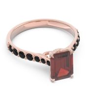 Pave Emerald Cut Nairjhara Ring