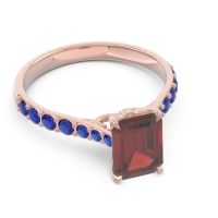Pave Emerald Cut Nairjhara Ring