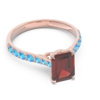 Pave Emerald Cut Nairjhara Ring