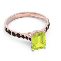 Pave Emerald Cut Nairjhara Ring