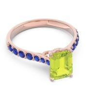 Pave Emerald Cut Nairjhara Ring