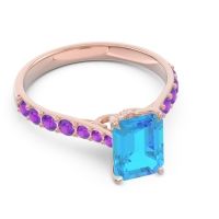 Pave Emerald Cut Nairjhara Ring