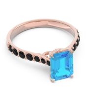 Pave Emerald Cut Nairjhara Ring