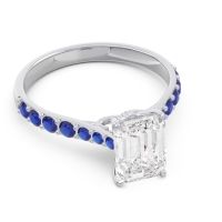 Pave Emerald Cut Nairjhara Ring