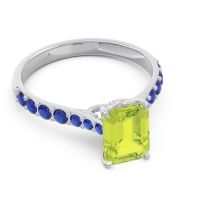 Pave Emerald Cut Nairjhara Ring