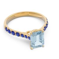 Pave Emerald Cut Nairjhara Ring