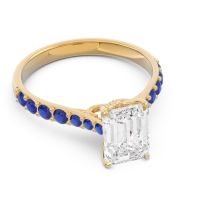 Pave Emerald Cut Nairjhara Ring