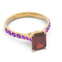 Pave Emerald Cut Nairjhara Ring