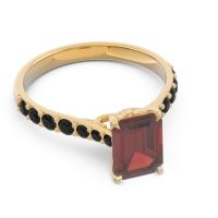 Pave Emerald Cut Nairjhara Ring