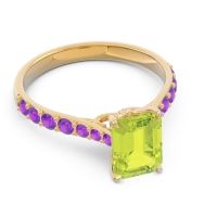 Pave Emerald Cut Nairjhara Ring