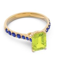 Pave Emerald Cut Nairjhara Ring