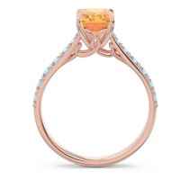 Pave Emerald Cut Nairjhara Ring
