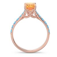 Pave Emerald Cut Nairjhara Ring