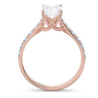 Pave Emerald Cut Nairjhara Ring