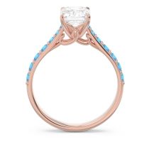 Pave Emerald Cut Nairjhara Ring