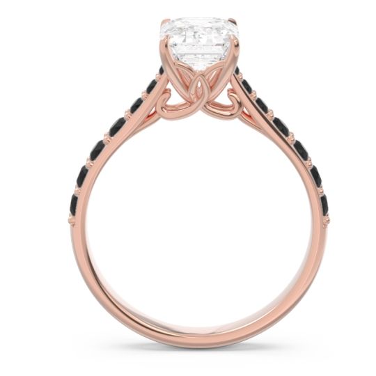 Pave Emerald Cut Nairjhara Ring