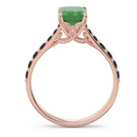 Pave Emerald Cut Nairjhara Ring