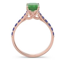 Pave Emerald Cut Nairjhara Ring