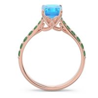 Pave Emerald Cut Nairjhara Ring