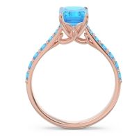 Pave Emerald Cut Nairjhara Ring