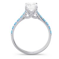 Pave Emerald Cut Nairjhara Ring