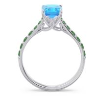 Pave Emerald Cut Nairjhara Ring