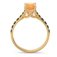 Pave Emerald Cut Nairjhara Ring