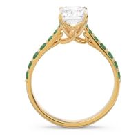 Pave Emerald Cut Nairjhara Ring